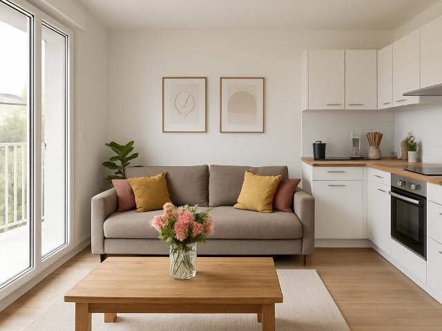 Appartement 2 pièces de 49 m2 Deuil la Barre