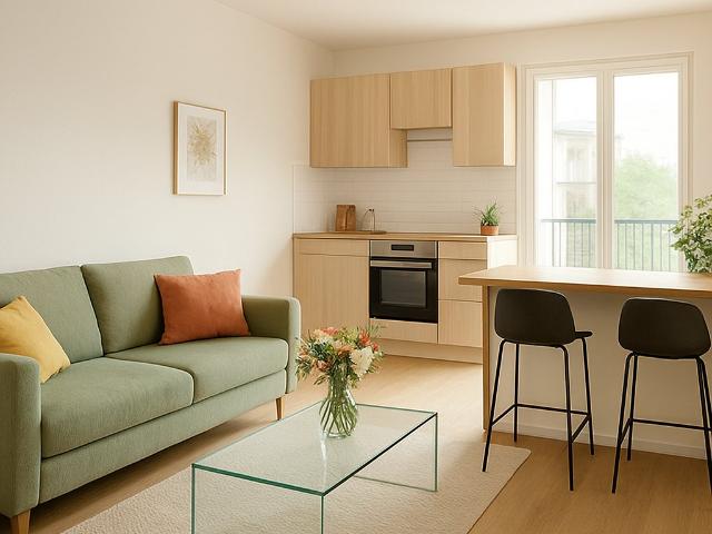 Appartement 2 pièces de 55 m2 Gennevilliers