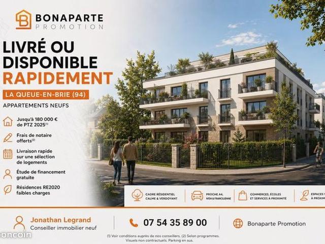 Appartement 2 pièces LIVRÉ OU DISPONIBLE RAPIDEMENT