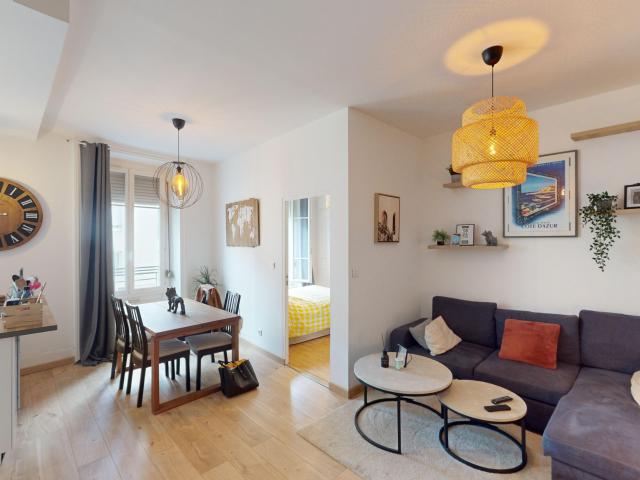 Appartement 2 pièces meublé 46,46m2 Lyon 7ème