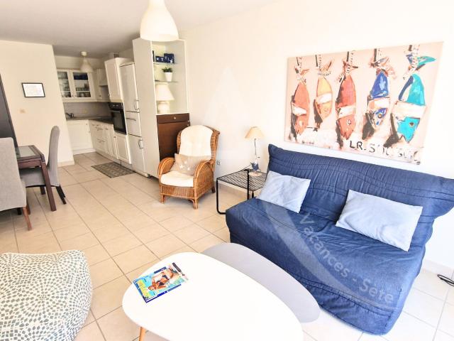 Appartement 2 pièces Sète 49.57m² 550€ à louer l'Adresse