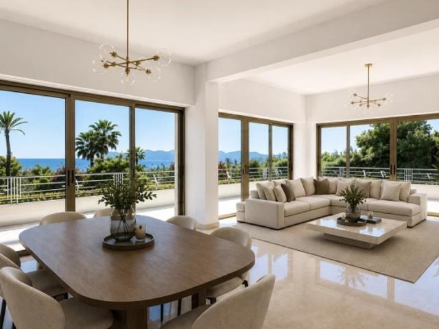 APPARTEMENT 2 SUITES 138 M2 VUE MER EXCEPTIONNELLE CANNES ISOLA BELLA VUE MER TERRASSE 2 GARAGES