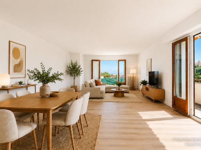 Appartement 3/4 pièces 83 m² Vue dégagée Terrasse Stat. 83m² Cagnes sur Mer