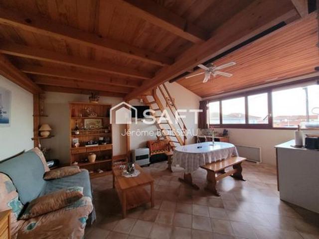 Appartement 36m2 + 8m2 mezzanine – Biscarrosse Plage –