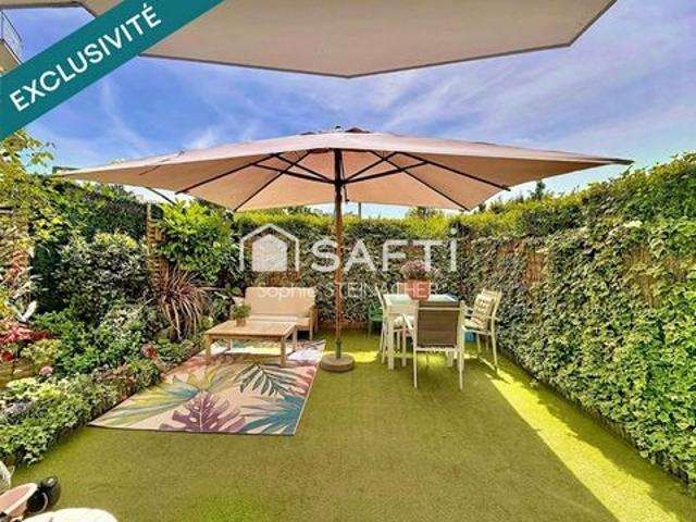 Appartement 3 chambres avec jardin, 2 parking