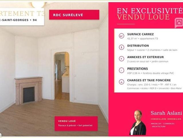Appartement 3 pièces 42 m²