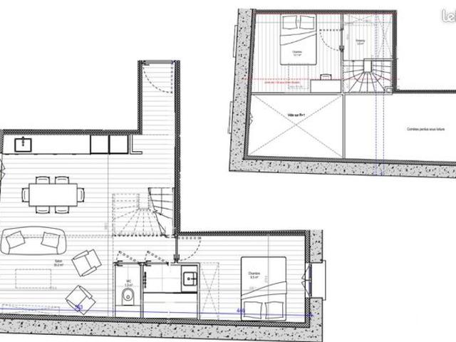 Appartement 3 pièces 61 m²