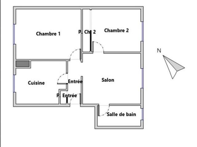 Appartement 3 pièces 48 m²
