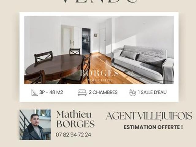 Appartement 3 pièces 49 m²