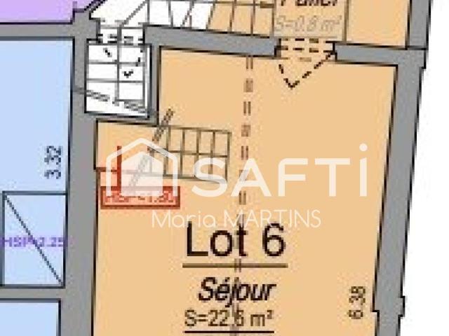 Appartement 3 pièces 53 m²