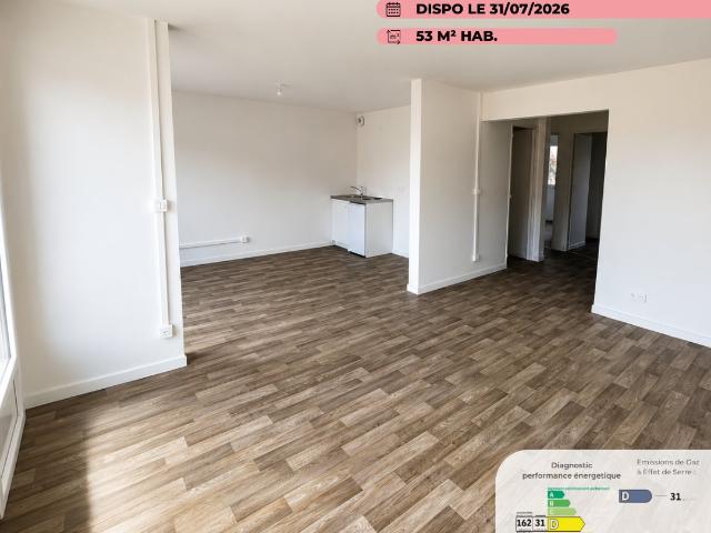 Appartement 3 pièces 53 m²
