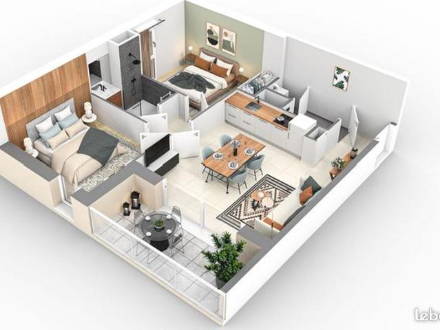 Appartement 3 pièces 53 m²