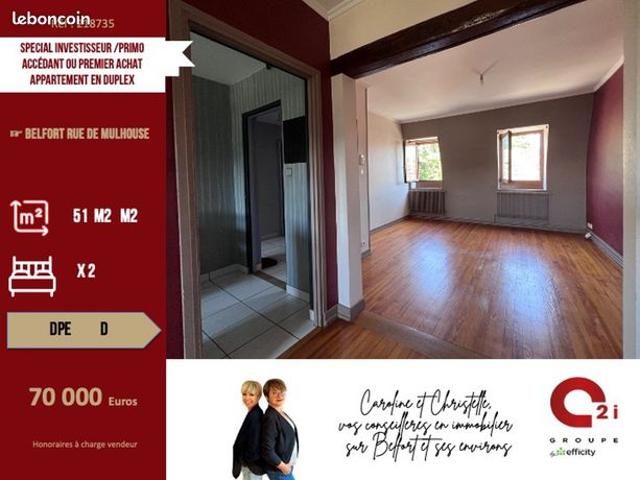 Appartement 3 pièces 50 m²