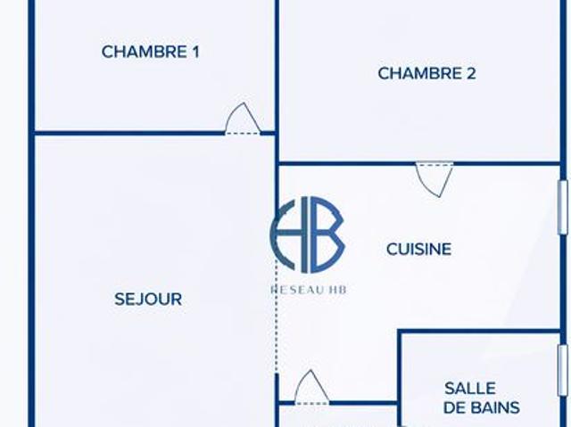 Appartement 3 pièces 50 m²