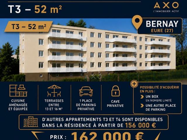Appartement 3 pièces 52 m²