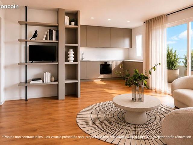 Appartement 3 pièces 57 m²