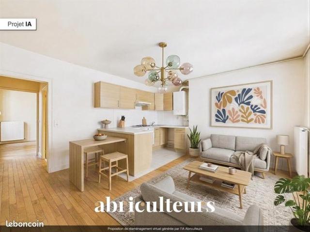 Appartement 3 pièces 57 m²