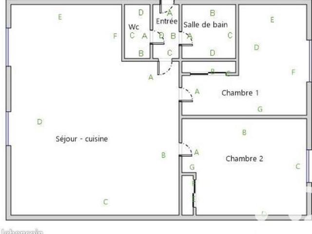 Appartement 3 pièces 54 m²
