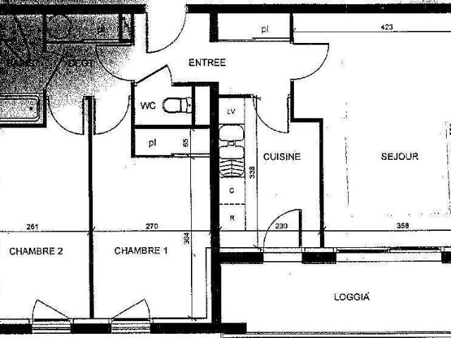 Appartement 3 pièces