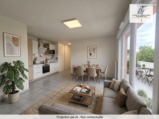 Appartement 3 pièces 55 m²