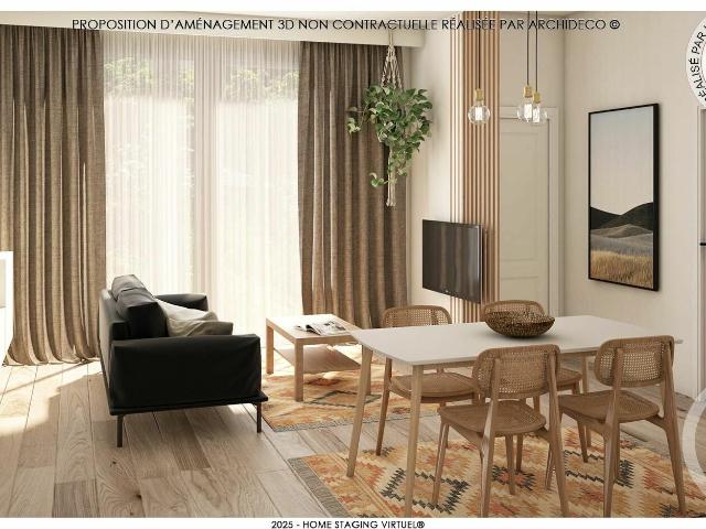 Appartement 3 pièces 55 m²