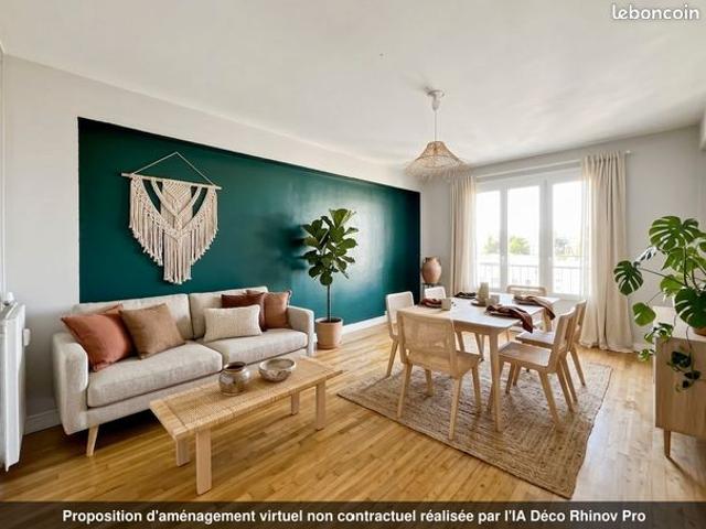Appartement 3 pièces 58 m²