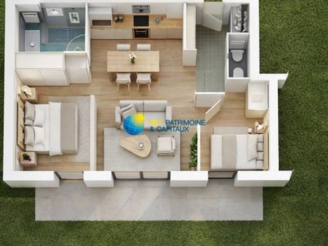 Appartement 3 pièces 58 m²