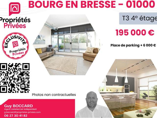Appartement 3 pièces 58 m²