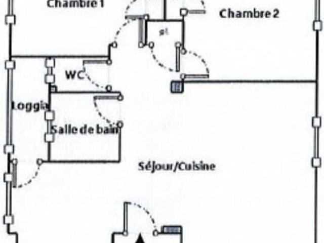Appartement 3 pièces, 59 m² à louer à Guilherand Granges 07500