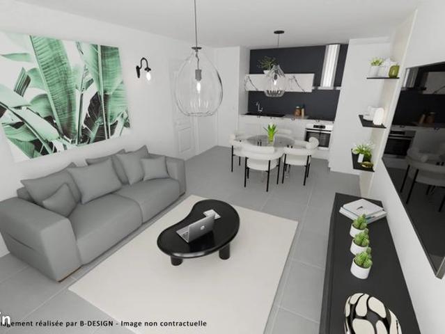 Appartement 3 pièces 59 m²