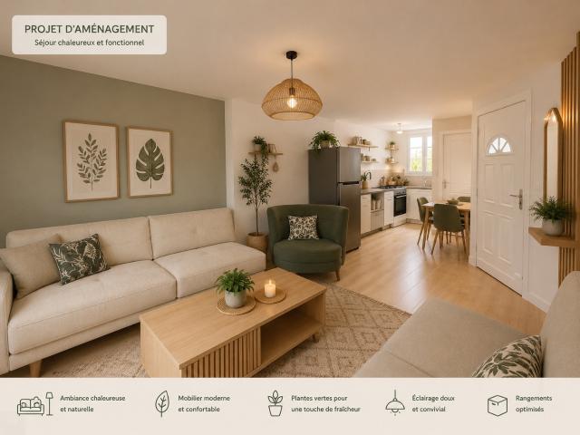 Appartement 3 pièces 59 m²
