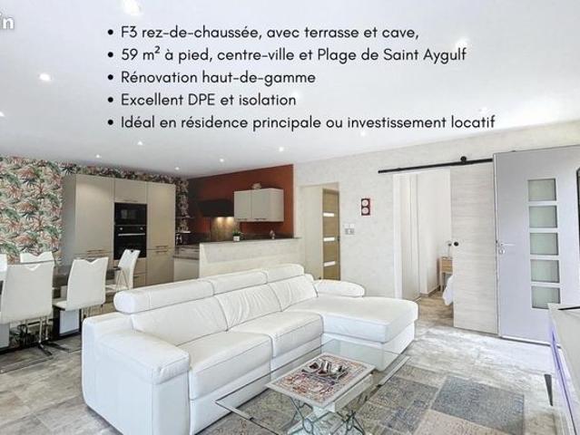 Appartement 3 pièces 59 m²
