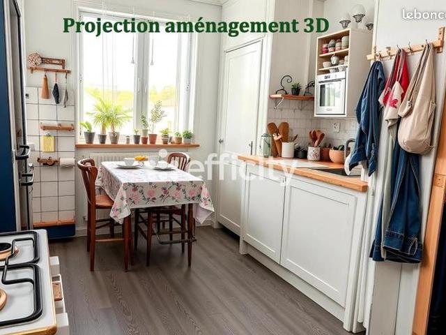 Appartement 3 pièces 59 m²