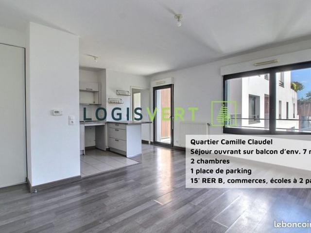 Appartement 3 pièces 59 m²
