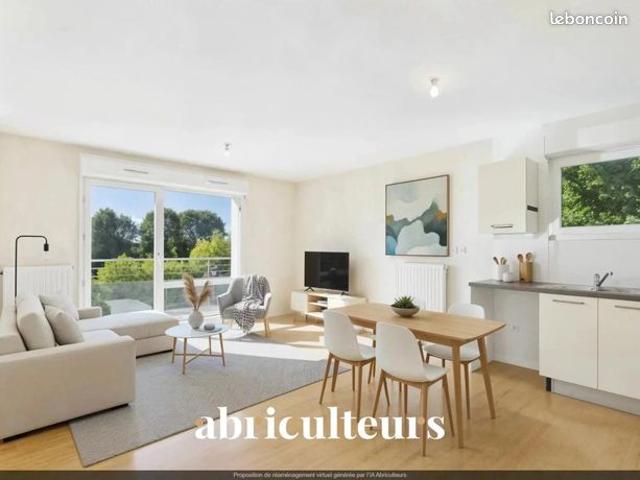 Appartement 3 pièces 59 m²