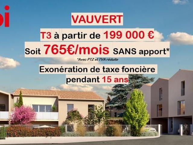 Appartement 3 pièces 63 m²