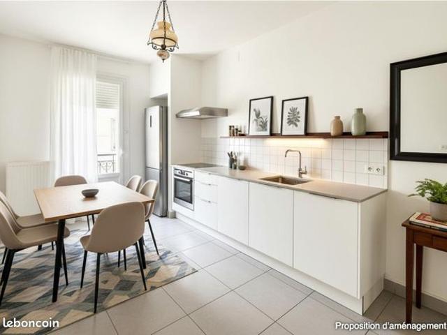 Appartement 3 pièces 63 m²