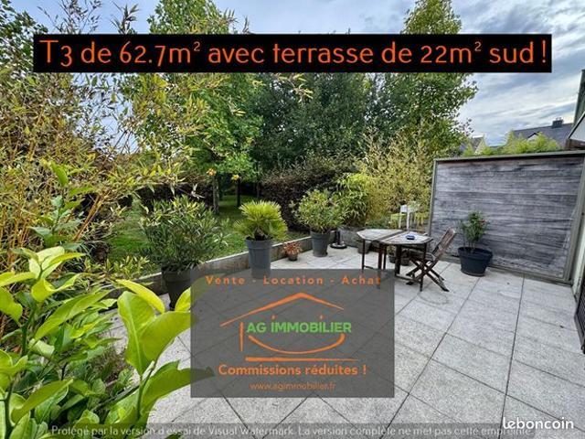 Appartement 3 pièces 63 m²