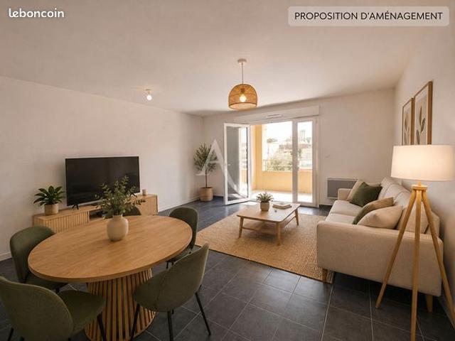 Appartement 3 pièces 63 m²