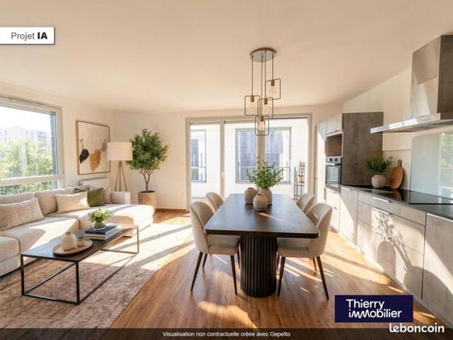 Appartement 3 pièces 63 m²