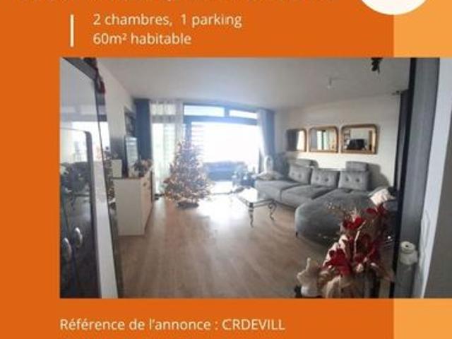 Appartement 3 pièces 60 m²