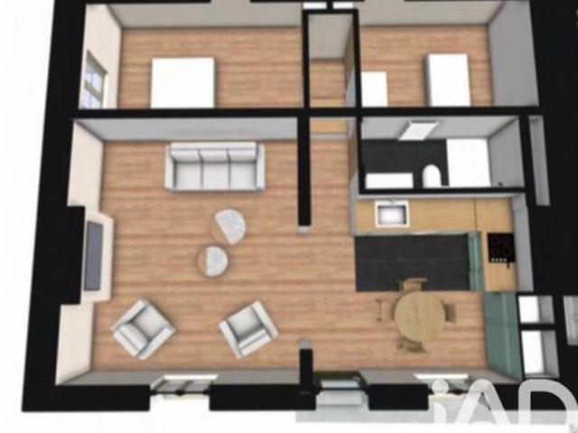 Appartement 3 pièces 60 m²