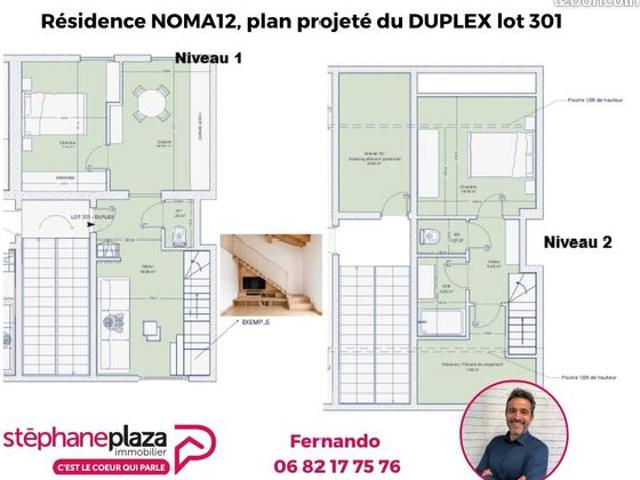 Appartement 3 pièces 60 m²