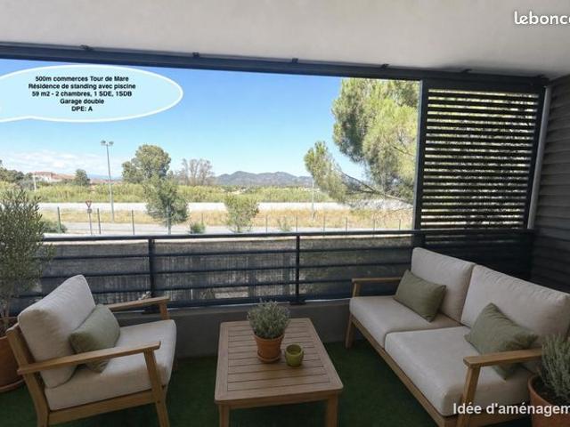 Appartement 3 pièces 60 m²