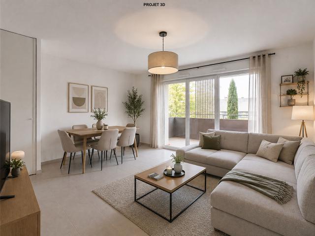 Appartement 3 pièces 60 m²