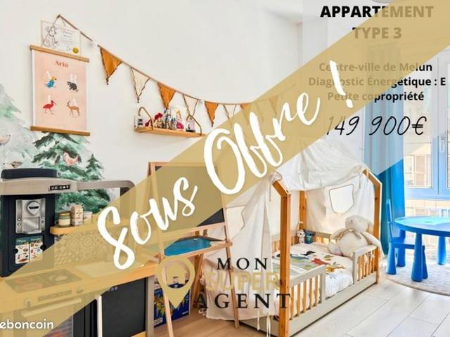 Appartement 3 pièces 61 m²