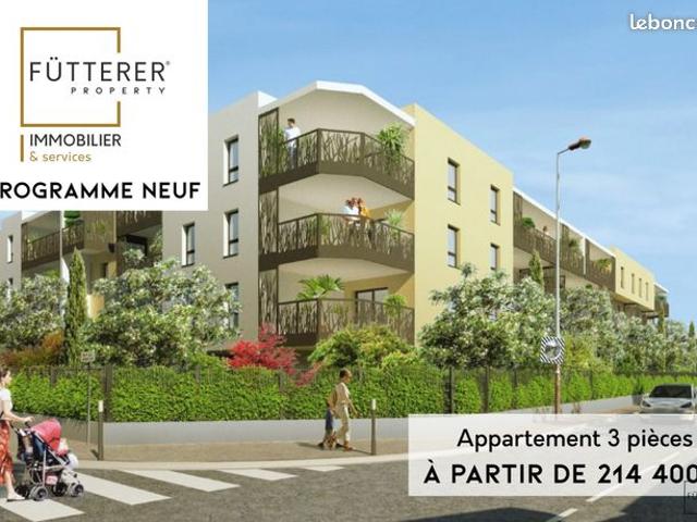Appartement 3 pièces 61 m²