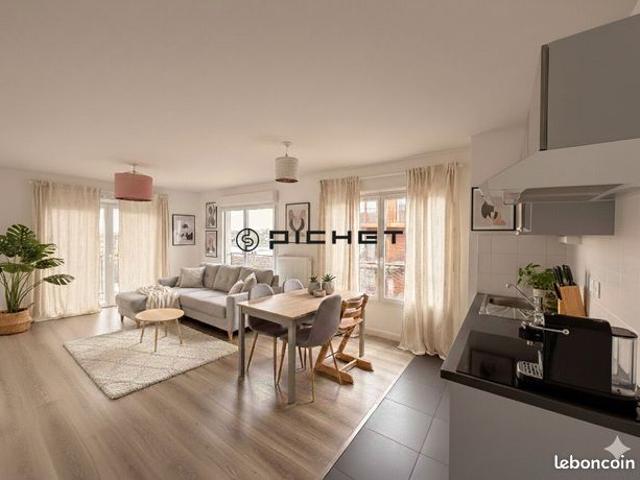 Appartement 3 pièces 61 m²