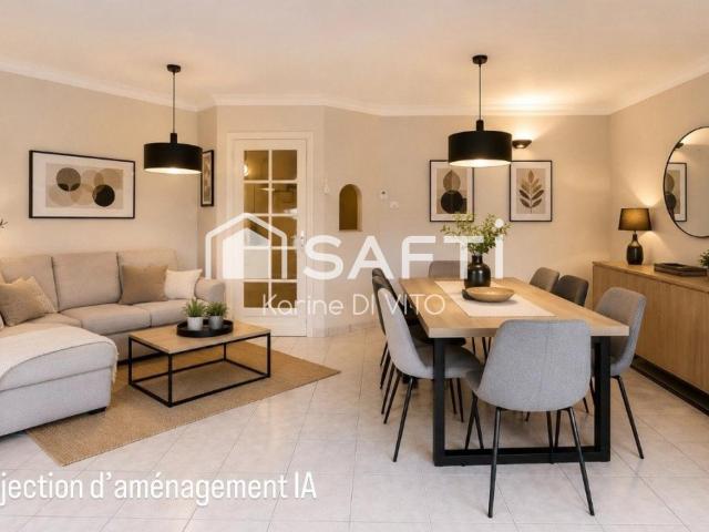 Appartement 3 pièces 61 m²