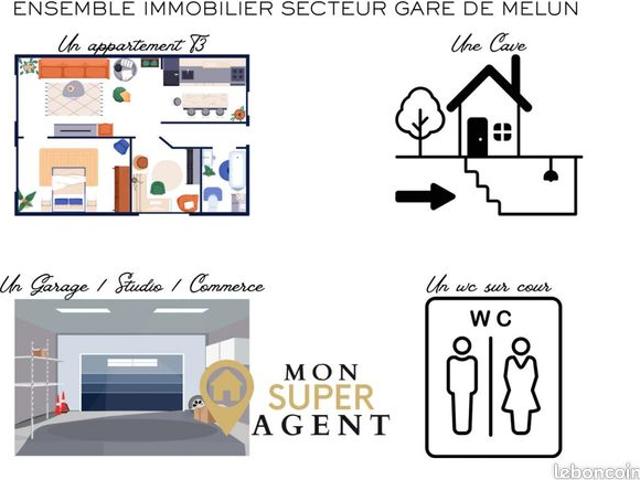 Appartement 3 pièces 61 m²